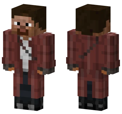 Brown Plaid Jacket Minecraft skin