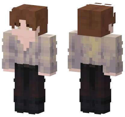 Brown Plaid Shirt Boy Minecraft skin