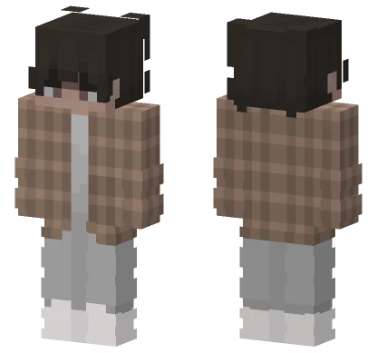 Brown Plaid Suit Minecraft skin