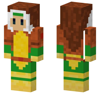 Brown Robed Figure Minecraft skin
