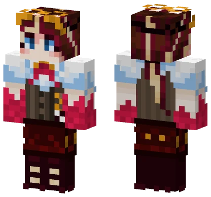 Brown Steampunk Girl Minecraft skin