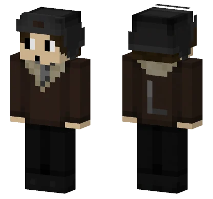 Brown Suit Cowboy Minecraft skin