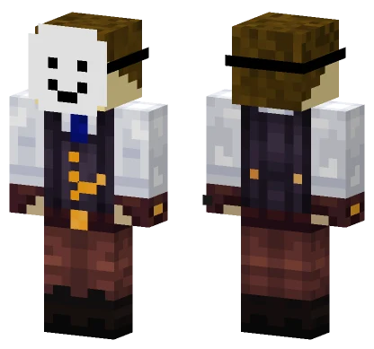 Brown Suit Gentleman Minecraft skin