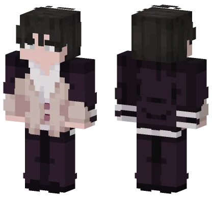Brown Suit Girl Minecraft skin