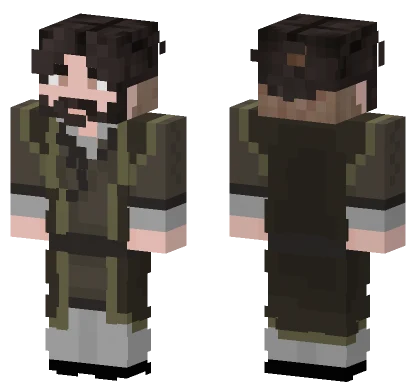 Brown Suit Man Minecraft skin