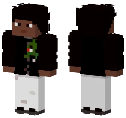 Brown Suit Man Minecraft skin