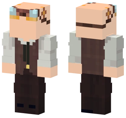 Brown Suit Skin Minecraft skin