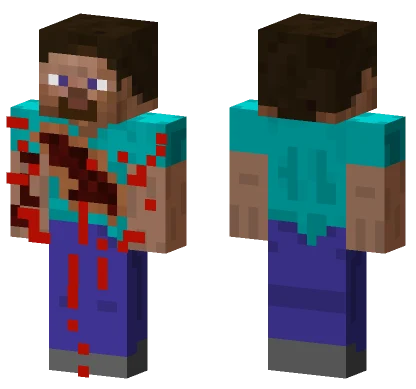 Bruised Steve Minecraft skin