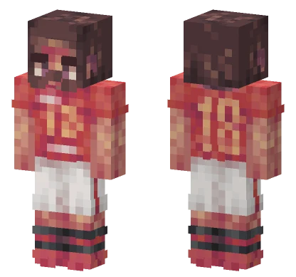 Bruno Fernandes Footballer Minecraft skin