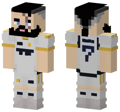 Bubu Real Madrid 7 Minecraft skin