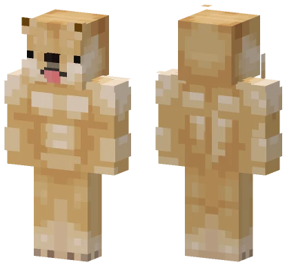 Buff Doge Minecraft skin