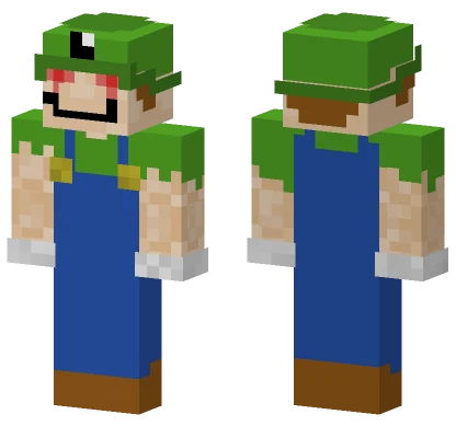 Buff Luigi Super Saiyan Minecraft skin