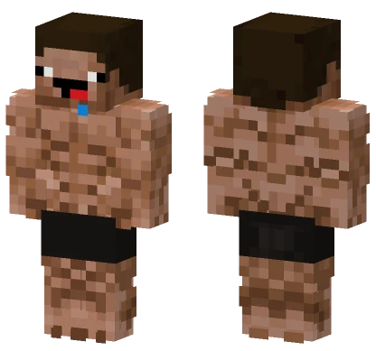 Buff Noob Minecraft skin