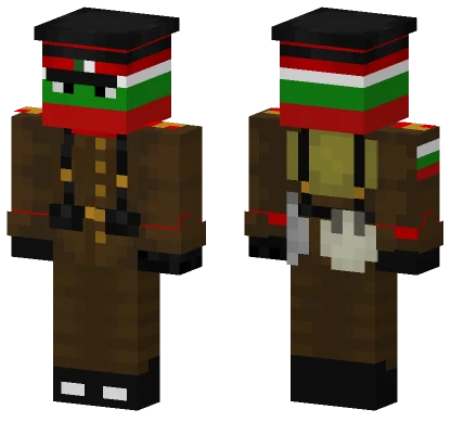 Bulgaria WW1 Soldier Minecraft skin