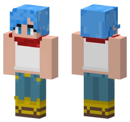 Bulma Jovem Minecraft skin