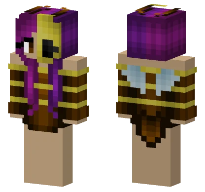 Bumble Bee Halloween Outfit Minecraft skin