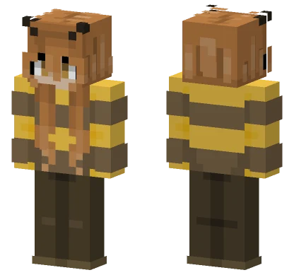 Bumblebee Girl Minecraft skin