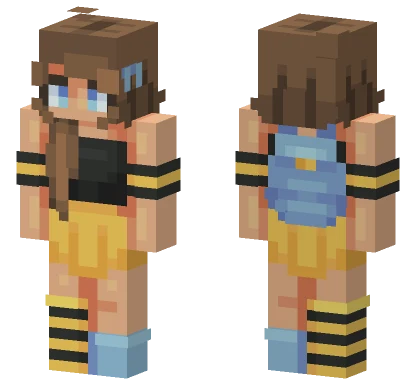 Bumblebee Girl Minecraft skin