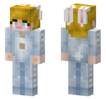Bunny Doll Nutcracker Minecraft skin