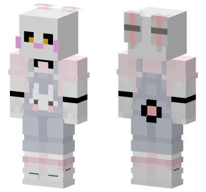 Bunny Farmer Girl Minecraft skin