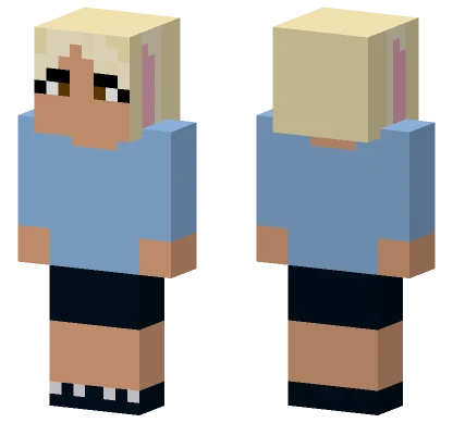 Bunny Girl OC Minecraft skin