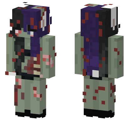 Bunny Zombie 2.0 Minecraft skin