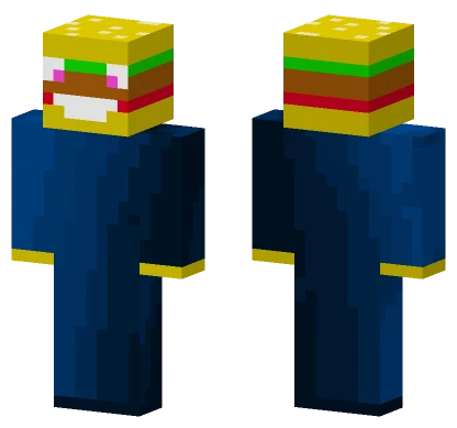 Burger Man Minecraft skin