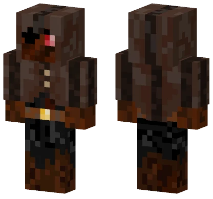 Burned Pirate Cloak Minecraft skin