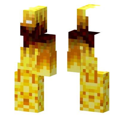 Burning Agniwo Injured Minecraft skin
