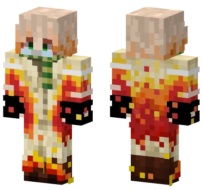 Burning Desert Nomad Minecraft skin