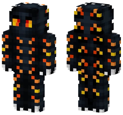 Burning Godzilla Minecraft skin
