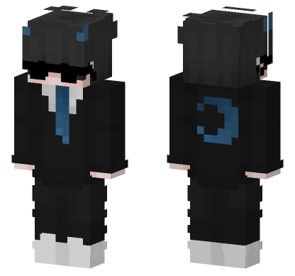 Business Blue Outfit Minecraft skin