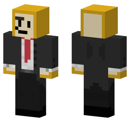 Business Bread Minecraft skin
