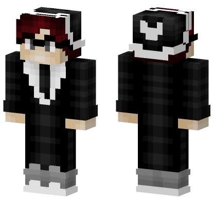 Business Man Christmas Black Suit Minecraft skin