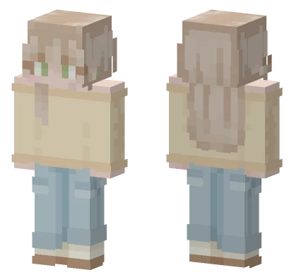Buttery Girl Minecraft skin