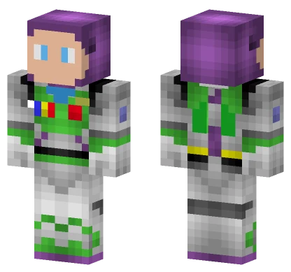 Buzz Lightyear Minecraft skin