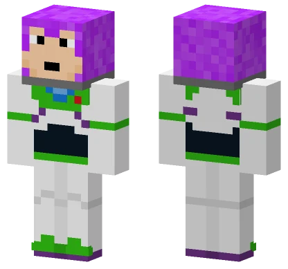 Buzz Lightyear Minecraft skin