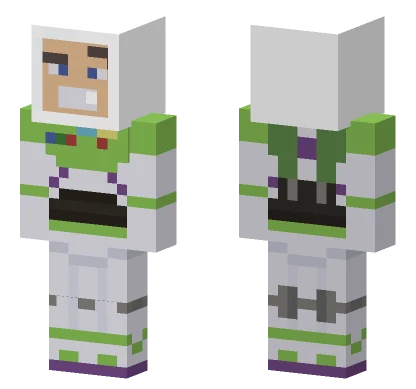 Buzz Lightyear Minecraft skin
