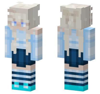 By The Water Girl Minecraft skin