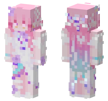 C3skq Pink Girl Minecraft skin