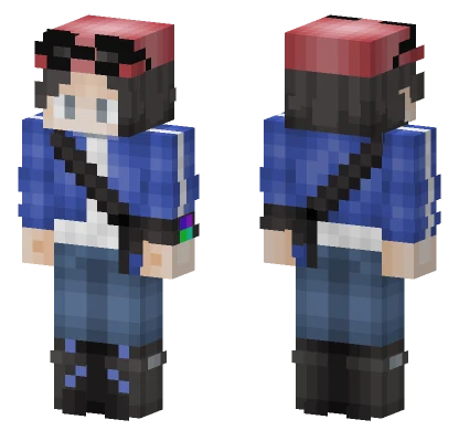 Calem Pokemon Boy Minecraft skin