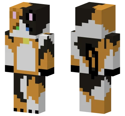 Calico Cat Minecraft skin