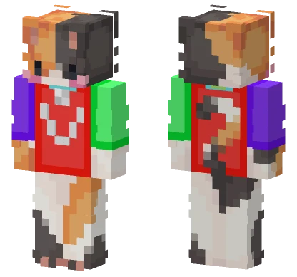 Calico Cat Minecraft skin
