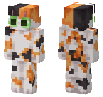 Calico Cat Minecraft skin
