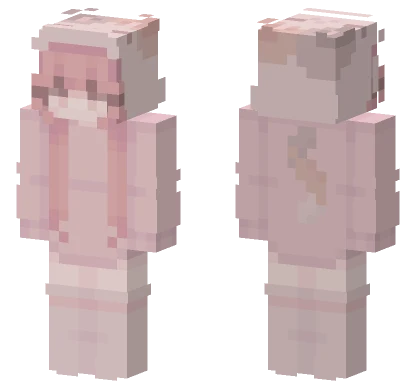 Calico Cat Girl Minecraft skin
