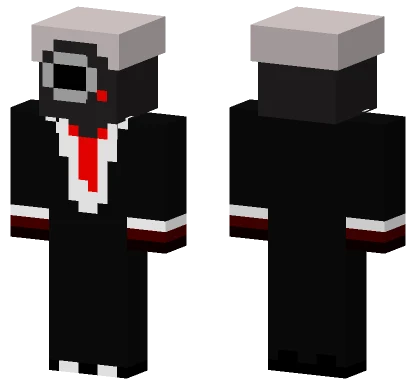 Camera Man Minecraft skin