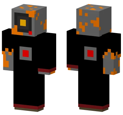 Camera Man Burnt Out Minecraft skin