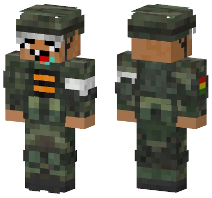 Camouflage Soldier Outfit Minecraft skin