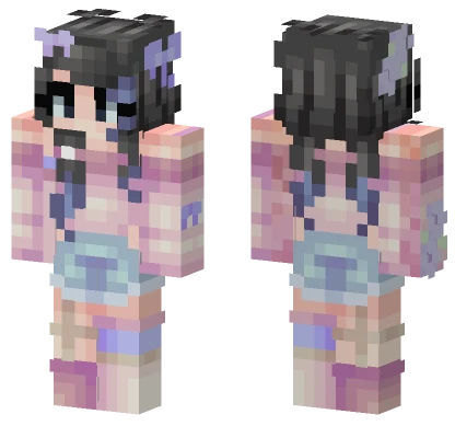 Candy Girl Minecraft skin