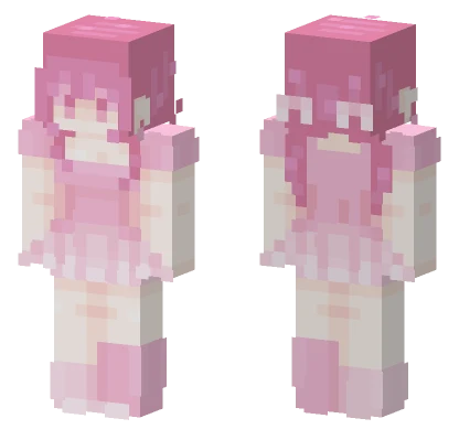 Candy Pink Girl Minecraft skin